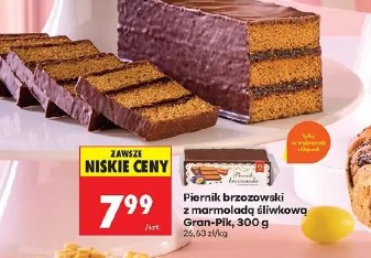 Piernik brzozowski z marmoladą śliwkową Gran-Pik