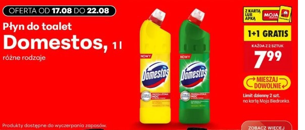 Płyn do toalet Domestos