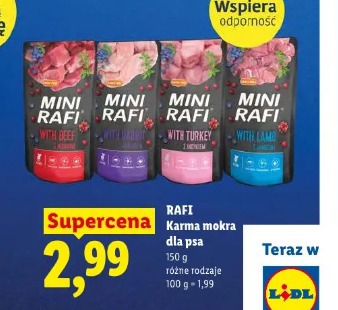 Rafi Karma mokra dla psa