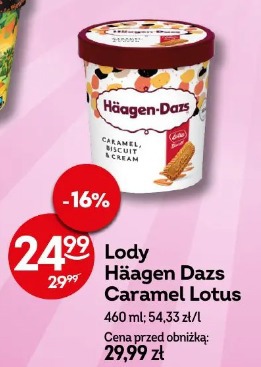 Lody Häagen Dazs Caramel Lotus
