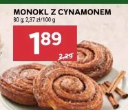 Monokl z cynamonem