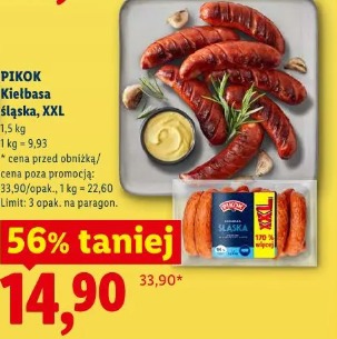 PIKOK Kiełbasa śląska, XXL