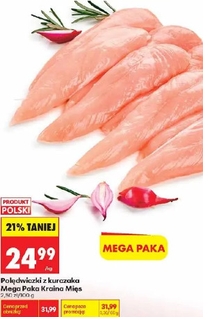 Polędwiczki z kurczaka Mega Paka Kraina Mięs