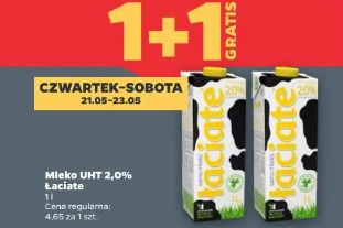 Mleko UHT 2,0% Łaciate