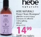 Hebe Naturals Deep Clean Shampoo szampon do włosów