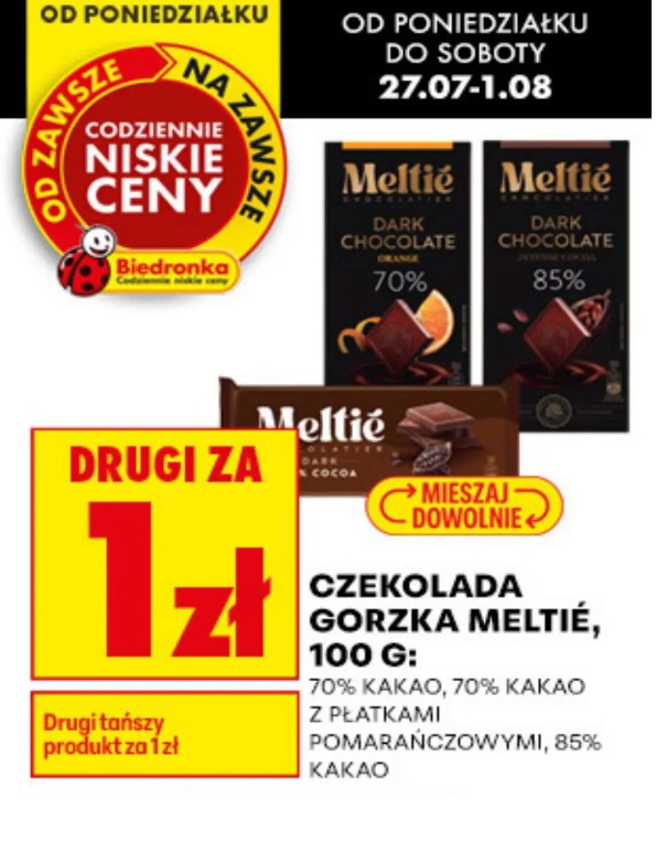 Meltie czekolada gorzka