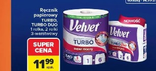 Velver ręcznik papierowy TURBO, TURBO DUO