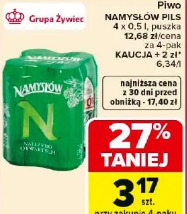 Namysłów Pils piwo Grupa Żywiec