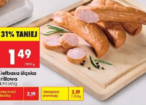 Kiełbasa śląska grillowa