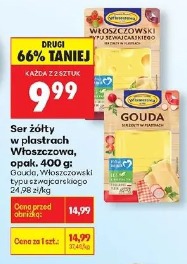 Ser żółty w plastrach Włoszczowa