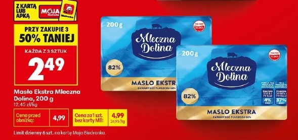 Masło Ekstra Mleczna Dolina