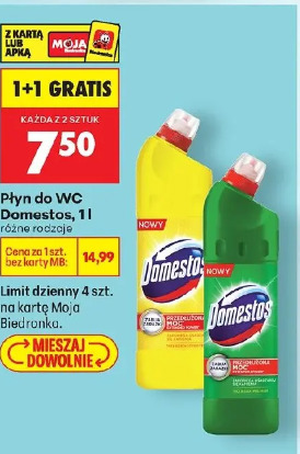 Płyn do WC Domestos