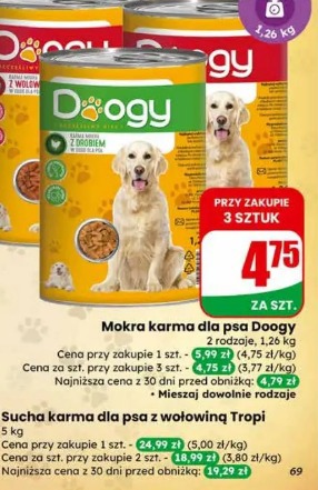 Mokra karma dla psa Doogy
