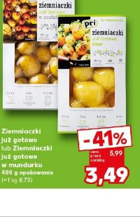 Pri Ziemniaczki już gotowe lub Ziemniaczki już gotowe w mundurku