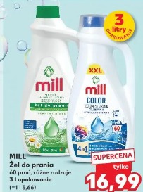 Mill Żel do prania color, black 60 prań, różne rodzaje 3 l opakowanie