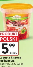 Kapusta kiszona surówkowa