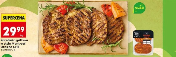 Karkówka grillowa w stylu Montreal Czas na Grill