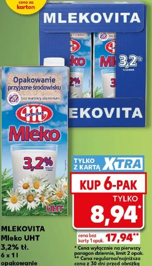 Mlekovita mleko UHT 3,2% tł.