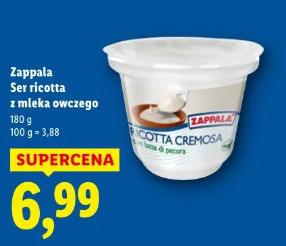 Zappala Ser ricotta z mleka owczego