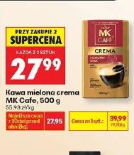 Kawa mielona crema MK Cafe