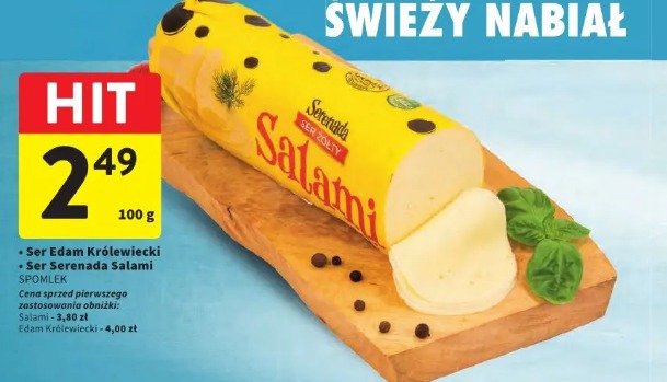 Ser Edam Królewiecki Spomlek