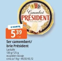 Ser camembert/brie Président Lactalis