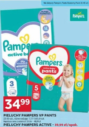 Pieluchy Pampers Active