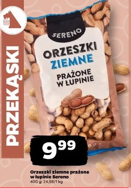 Orzeszki ziemne prażone w łupinie Sereno