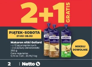 Makaron nitki Goliard