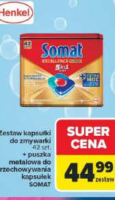 Zestaw kapsułki do zmywarki Somat
