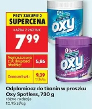 Odplamiacz do tkanin w proszku Oxy Spotless