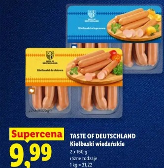 Taste Of Deutschland Kiełbaski wiedeńskie