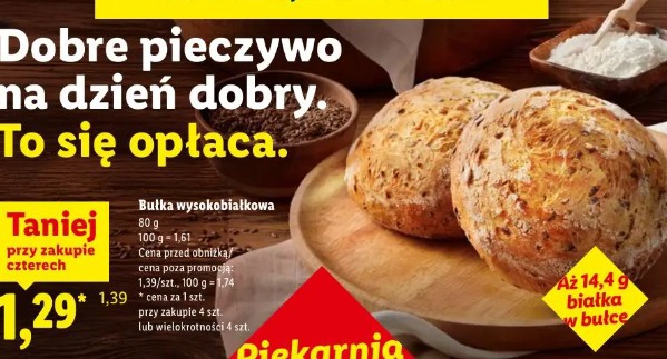 Bułka wysokobiałkowa