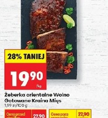 Żeberka orientalne Wolno Gotowane Kraina Mięs