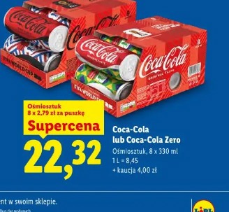 Coca-Cola lub Coca-Cola Zero