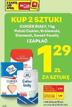 Cukier biały Polski Cukier, Królewski, Diamant, Sweet Family