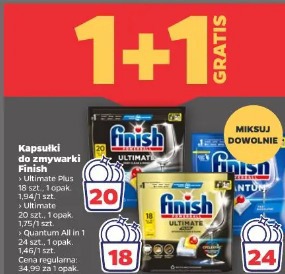 Kapsułki do zmywarki Finish