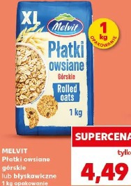 Melvit Płatki owsiane górskie lub błyskawiczne