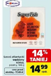 Łosoś atlantycki wędzony Koral