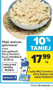 Flaki wołowe gotowane