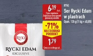 Ryki Ser Rycki Edam w plastrach