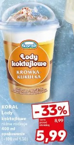 Koral Lody koktajlowe Krówka-Kulka