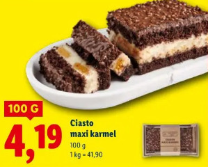 Ciasto maxi karmel