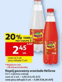 Napój gazowany oranżada Hellena