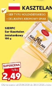 Sierpc Ser Kasztelan śmietankowy