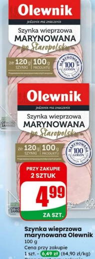 Szynka wieprzowa marynowana Olewnik