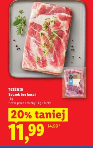 Rzeźnik Boczek bez kości
