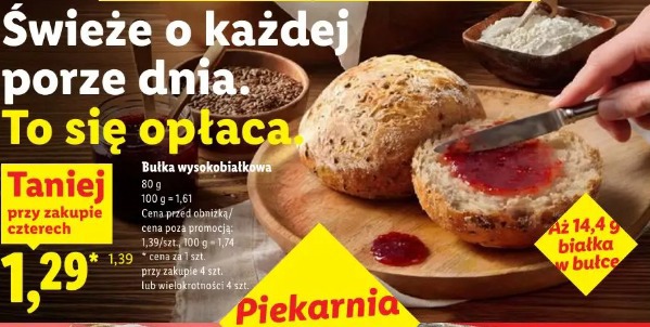 Bułka wysokobiałkowa