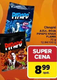 Chrupki AZUL, ROJA PIPAPO KNAX FLAMA