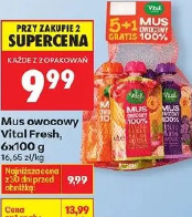 Mus owocowy Vital Fresh